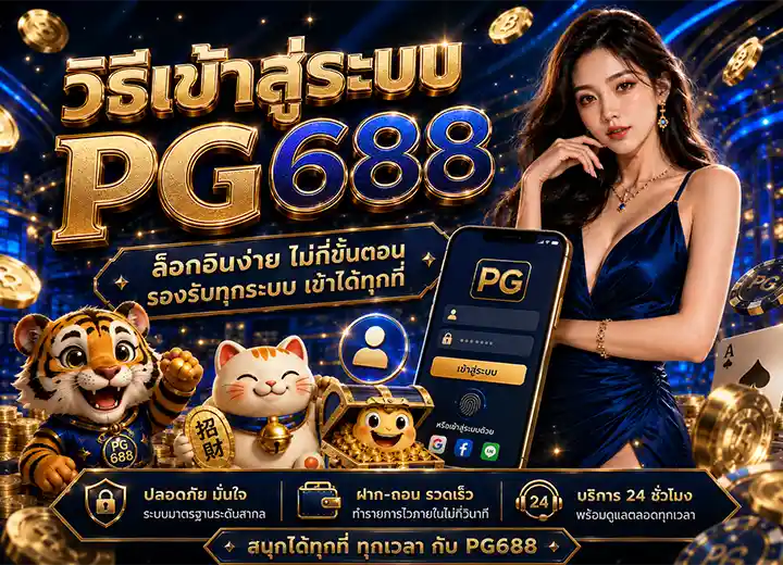 วิธีเข้าสู่ระบบ 688pg slot168